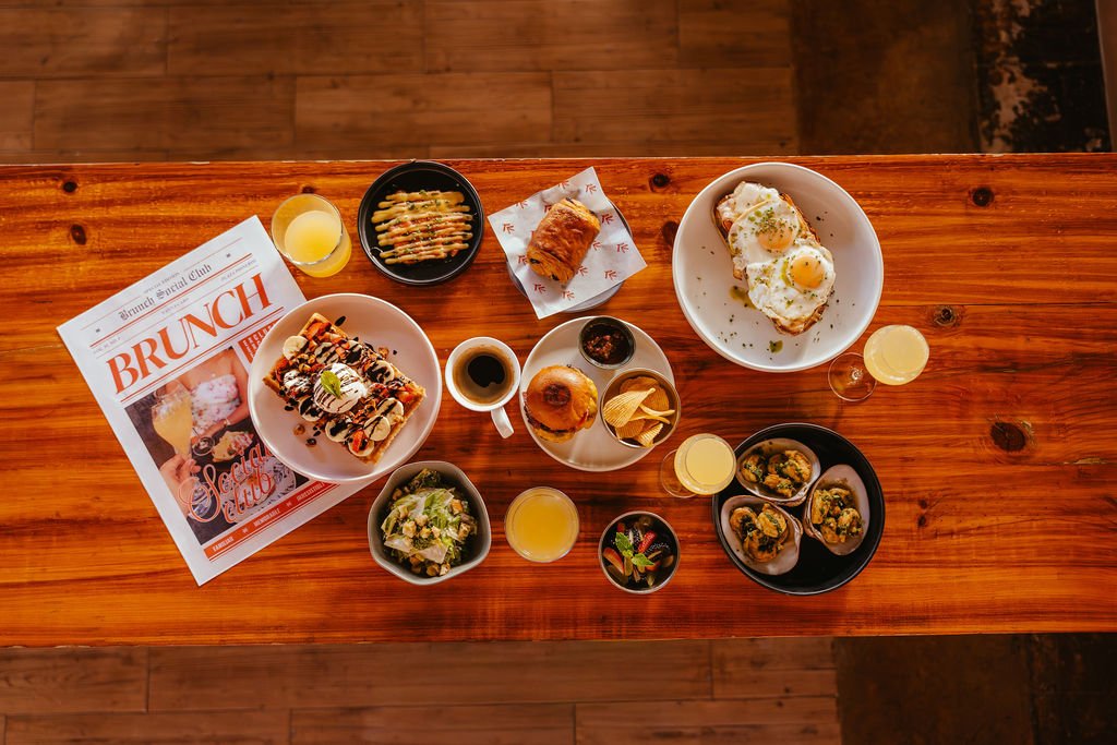 Brunch table